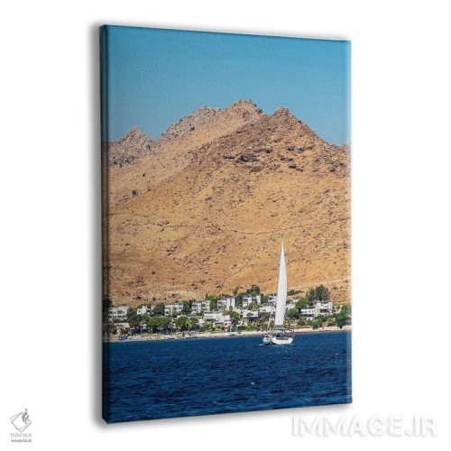 تابلو دکوراتیو Turkey III,بودروم، ترکیه III اثر نجدت دوزن - نمای پرسپکتیو محصول