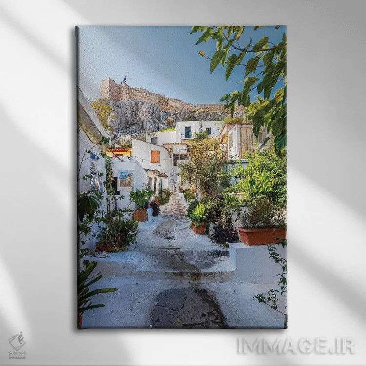 تابلو دکوراتیو Greece XI,آتن، یونان XI اثر نجدت دوزن - نمای روبهرو روی دیوار