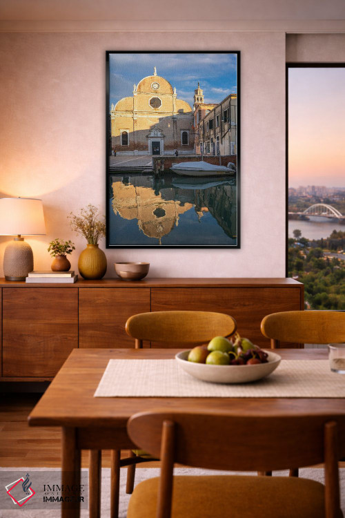 تابلو دکوراتیو نور در ونیز اثر نجدت دوزن - D6B