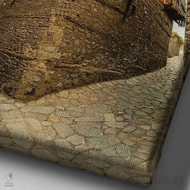 تابلو دکوراتیو Turkey,بیرگی، ترکیه اثر نجدت دوزن - نمای نزدیک بافت بوم