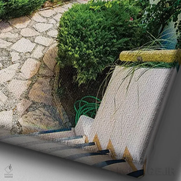 تابلو دکوراتیو Turkey IV,بودروم، ترکیه IV اثر نجدت دوزن - نمای نزدیک بافت بوم