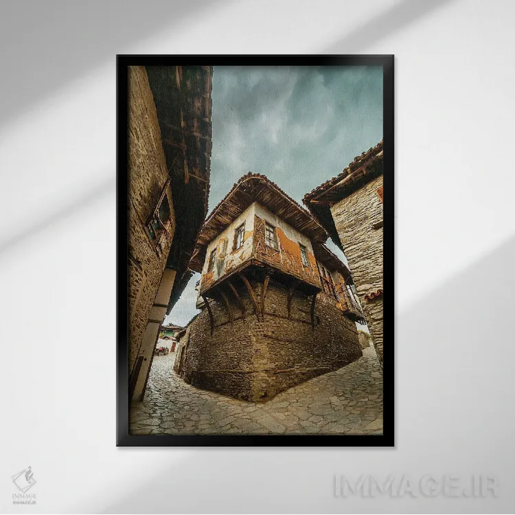 تابلو دکوراتیو Turkey,بیرگی، ترکیه اثر نجدت دوزن - نمای قابدار مشکی