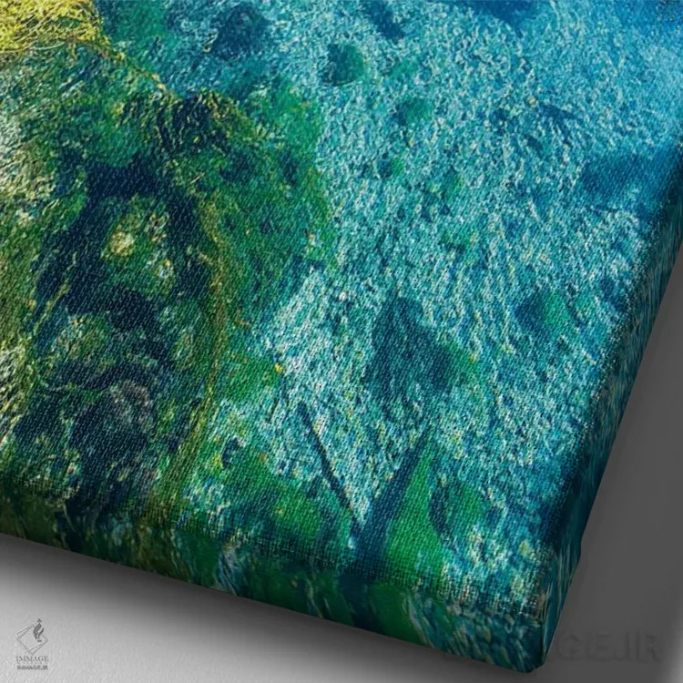 تابلو دکوراتیو Turkey VI,آکیاکا، ترکیه VI اثر نجدت دوزن - نمای نزدیک بافت بوم