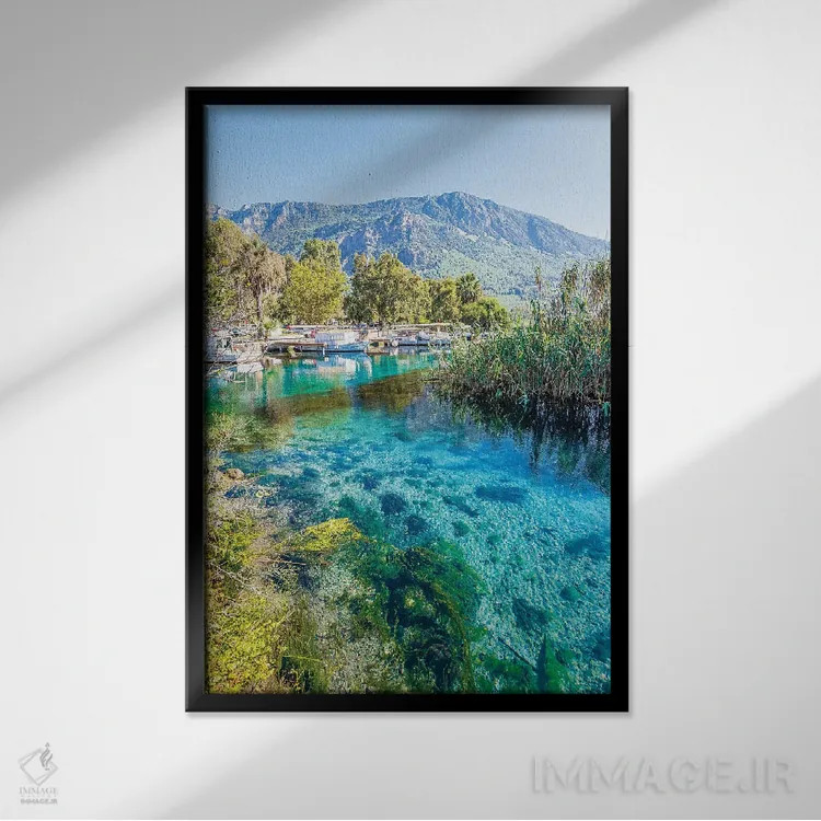 تابلو دکوراتیو Turkey VI,آکیاکا، ترکیه VI اثر نجدت دوزن - نمای قابدار مشکی