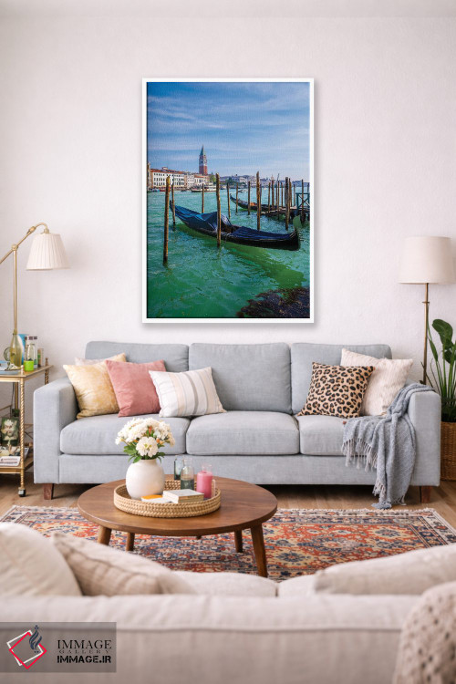 تابلو دکوراتیو گوندولاها و ونیز اثر نجدت دوزن - D1W