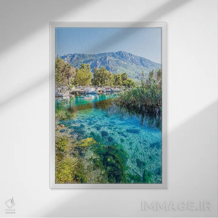 تابلو دکوراتیو Turkey VI,آکیاکا، ترکیه VI اثر نجدت دوزن - نمای قابدار سفید