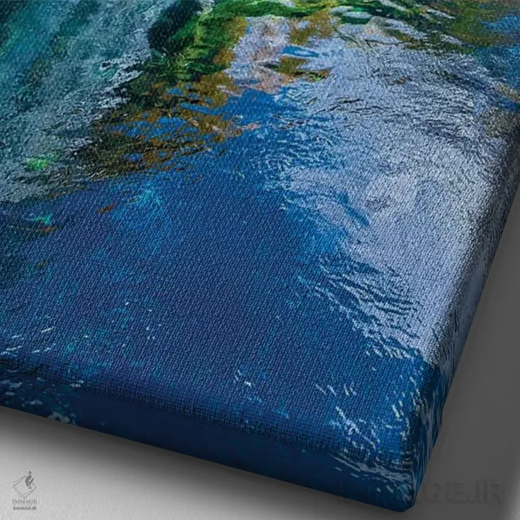 تابلو دکوراتیو Antalya,Turkey III,آبشار دودن، آنتالیا، ترکیه III اثر نجدت دوزن - نمای نزدیک بافت بوم