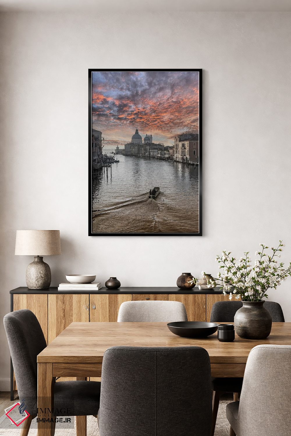 تابلو دکوراتیو کانال بزرگ در ونیز اثر نجدت دوزن - D4B