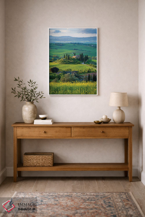 تابلو دکوراتیو منظره توسکانی IV اثر نجدت دوزن - D1W