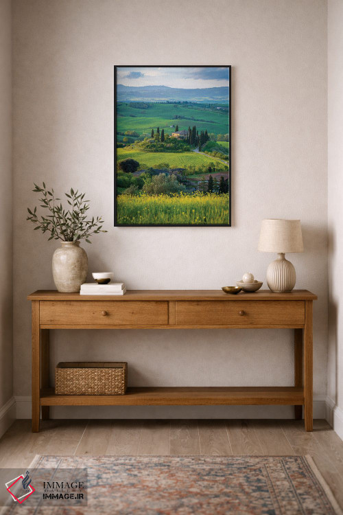 تابلو دکوراتیو منظره توسکانی IV اثر نجدت دوزن - D2B