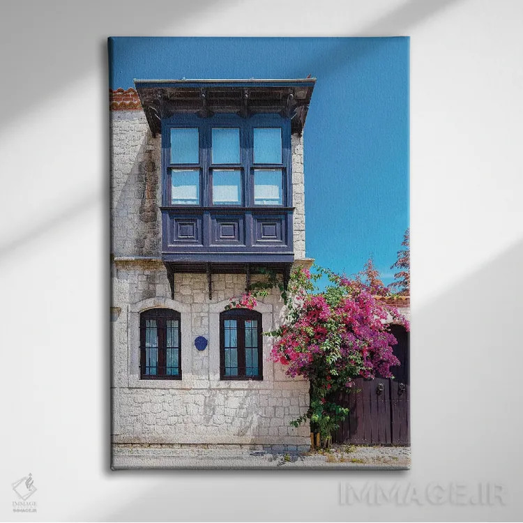 تابلو انتزاعی Turkey I,آلاچاتی، ترکیه I اثر نجدت دوزن - نمای روبهرو روی دیوار