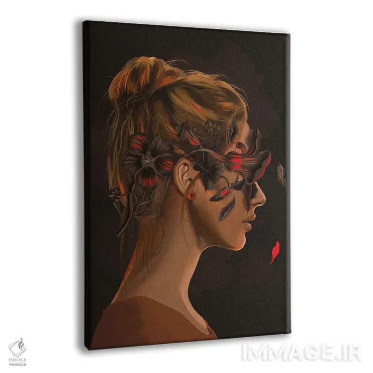 تابلو دکوراتیو نمسیس اثر نتش - نمای پرسپکتیو محصول