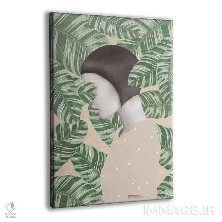 تابلو دکوراتیو فلورا شماره ۱ اثر نتش - نمای پرسپکتیو محصول