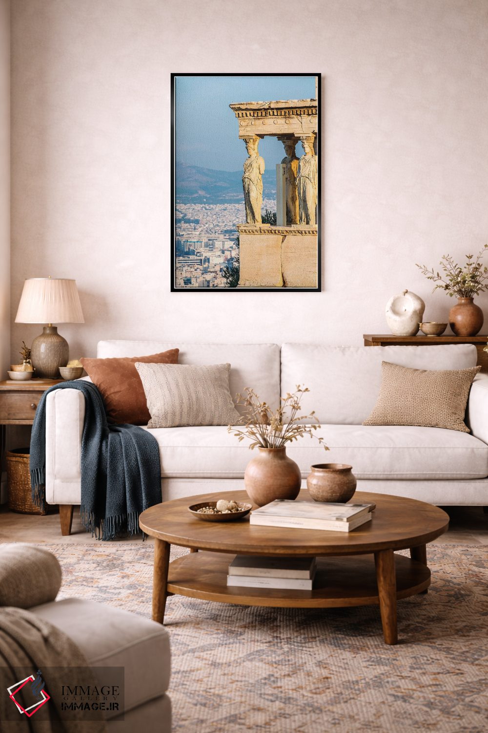 تابلو دکوراتیو Greece VII,آتن، یونان VII اثر نجدت دوزن - D4B