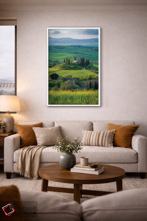 تابلو دکوراتیو منظره توسکانی IV اثر نجدت دوزن - D3W