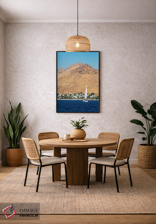 تابلو دکوراتیو Turkey III,بودروم، ترکیه III اثر نجدت دوزن - D3B