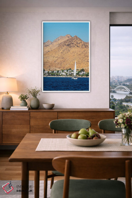 تابلو دکوراتیو Turkey III,بودروم، ترکیه III اثر نجدت دوزن - D6W