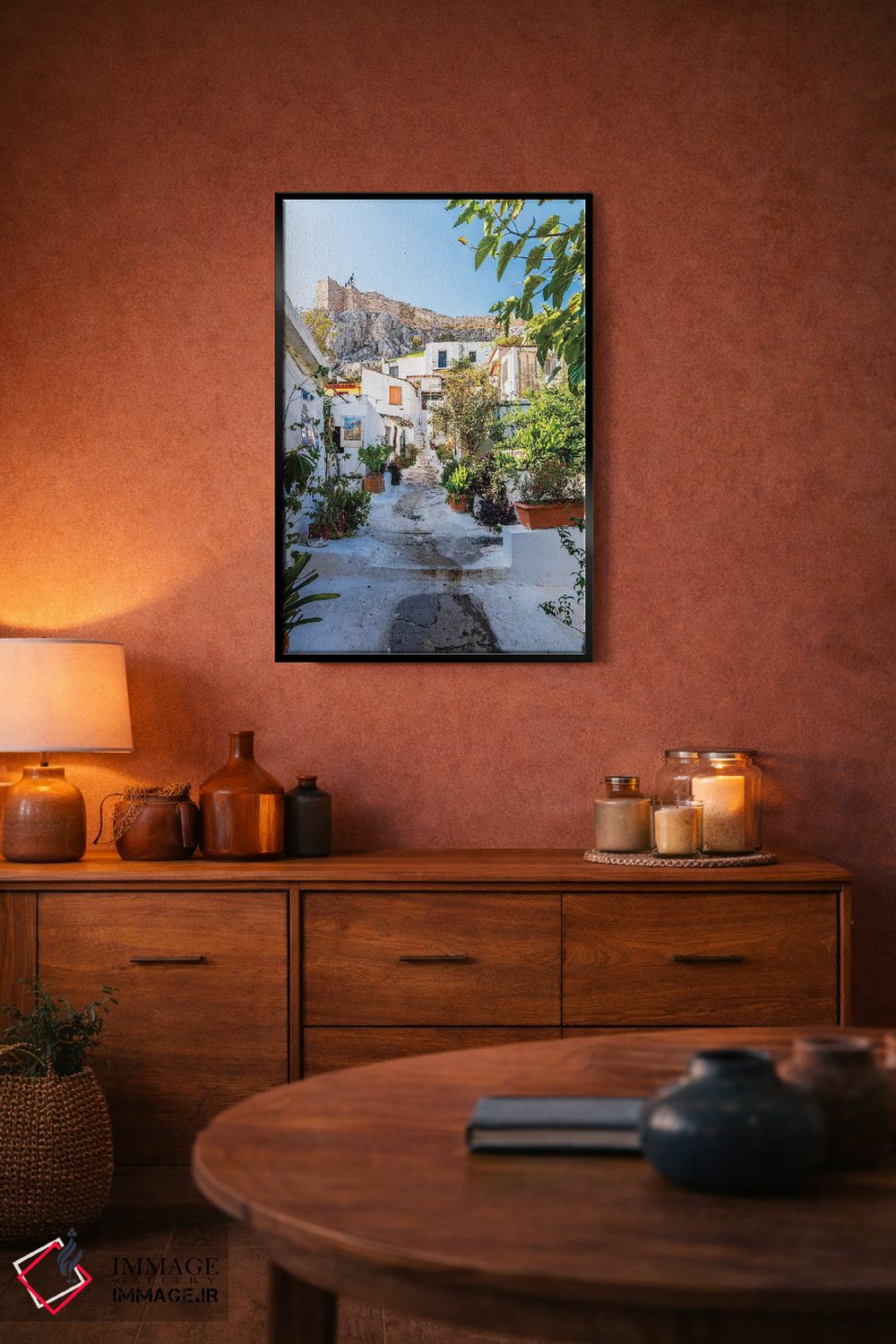 تابلو دکوراتیو Greece XI,آتن، یونان XI اثر نجدت دوزن - D5B