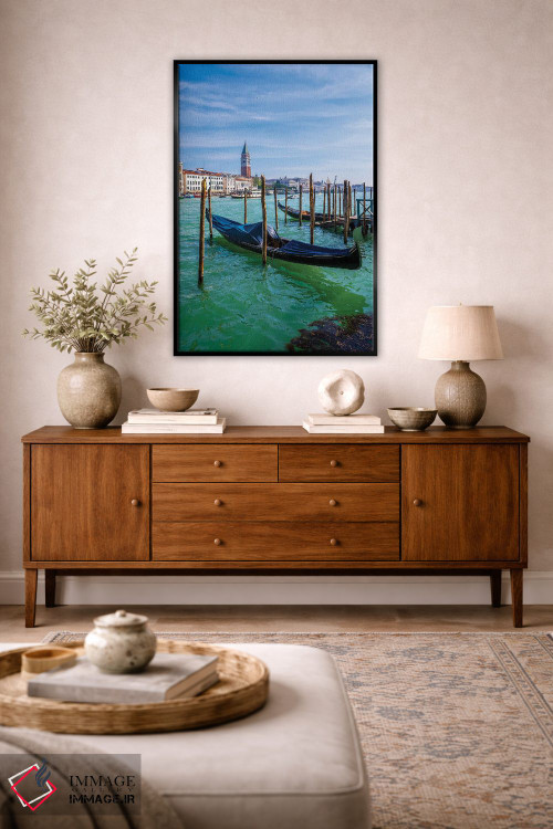 تابلو دکوراتیو گوندولاها و ونیز اثر نجدت دوزن - D4B