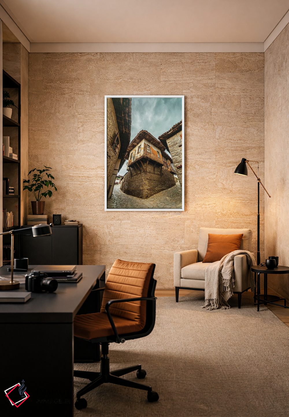 تابلو دکوراتیو Turkey,بیرگی، ترکیه اثر نجدت دوزن - D6W