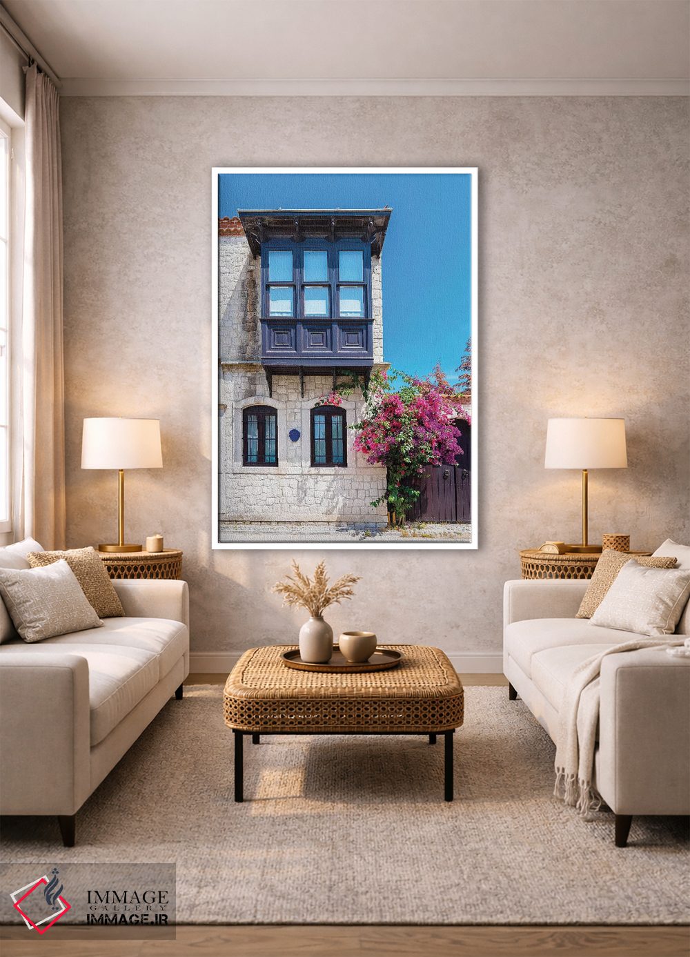 تابلو انتزاعی Turkey I,آلاچاتی، ترکیه I اثر نجدت دوزن - D1W