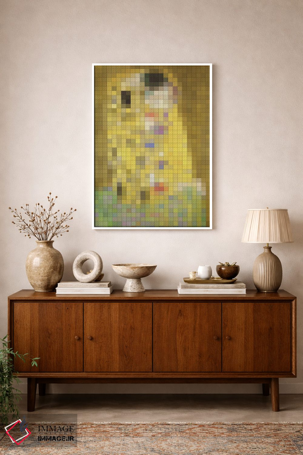 تابلو دکوراتیو بوسه اثر نتش - D1W