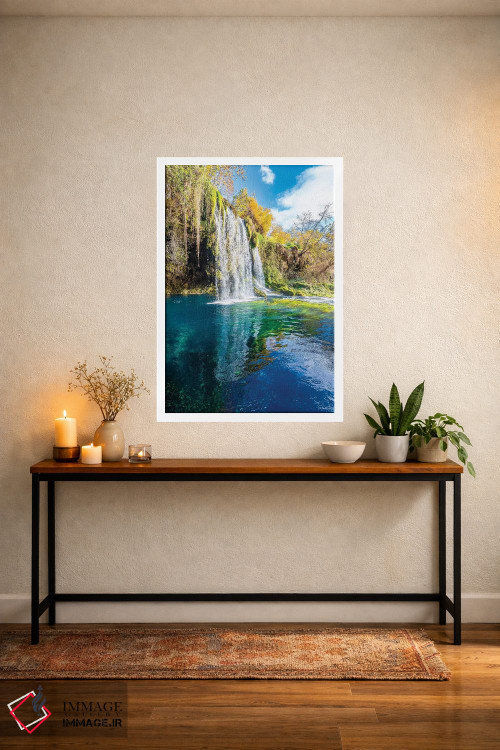 تابلو دکوراتیو Antalya,Turkey III,آبشار دودن، آنتالیا، ترکیه III اثر نجدت دوزن - D2W