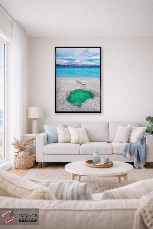 تابلو دکوراتیو Turkey I,دریاچه سالدا، ترکیه I اثر نجدت دوزن - D2B