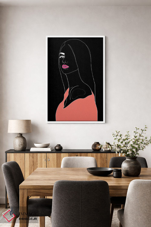 تابلو مینیمال توجیه کن اثر نتش - D4W