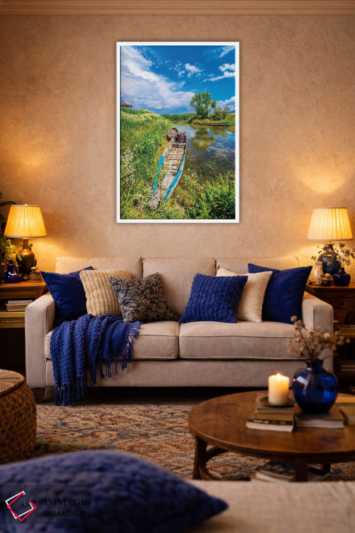 تابلو دکوراتیو دریاچه ابر I اثر نجدت دوزن - D2W