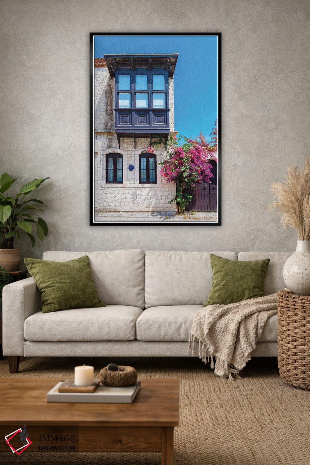 تابلو انتزاعی Turkey I,آلاچاتی، ترکیه I اثر نجدت دوزن - D2B