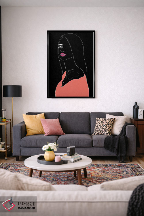 تابلو مینیمال توجیه کن اثر نتش - D5B