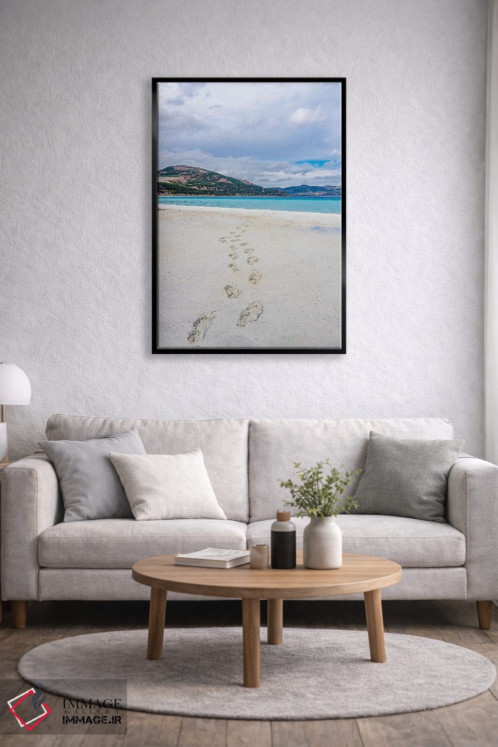 تابلو دکوراتیو Turkey VI,دریاچه سالدا، ترکیه VI اثر نجدت دوزن - D4B