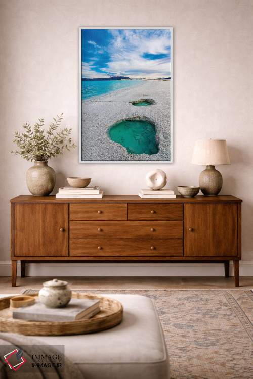 تابلو دکوراتیو Turkey IV,دریاچه سالدا، ترکیه IV اثر نجدت دوزن - D2W