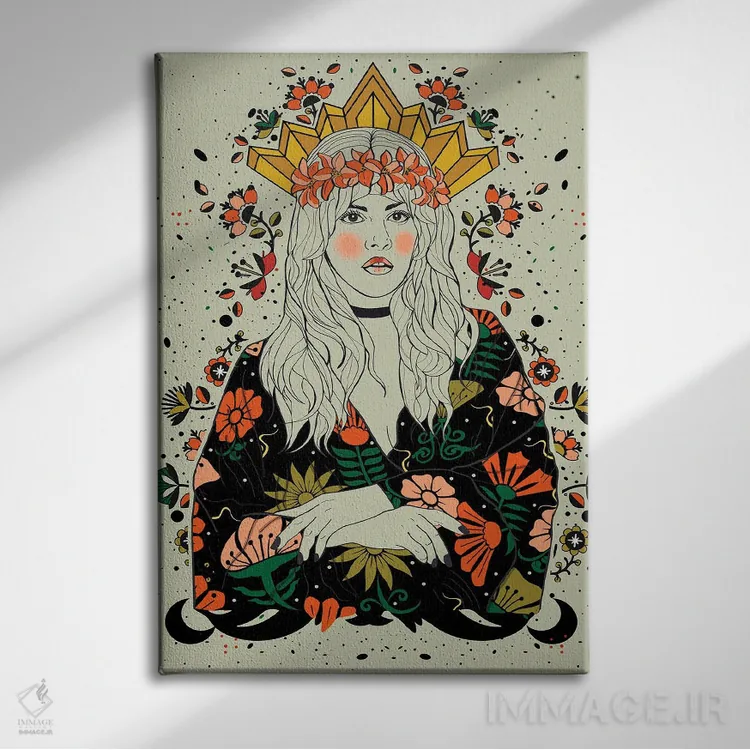 تابلو دکوراتیو استوی نیکس اثر نتش - نمای روبهرو روی دیوار