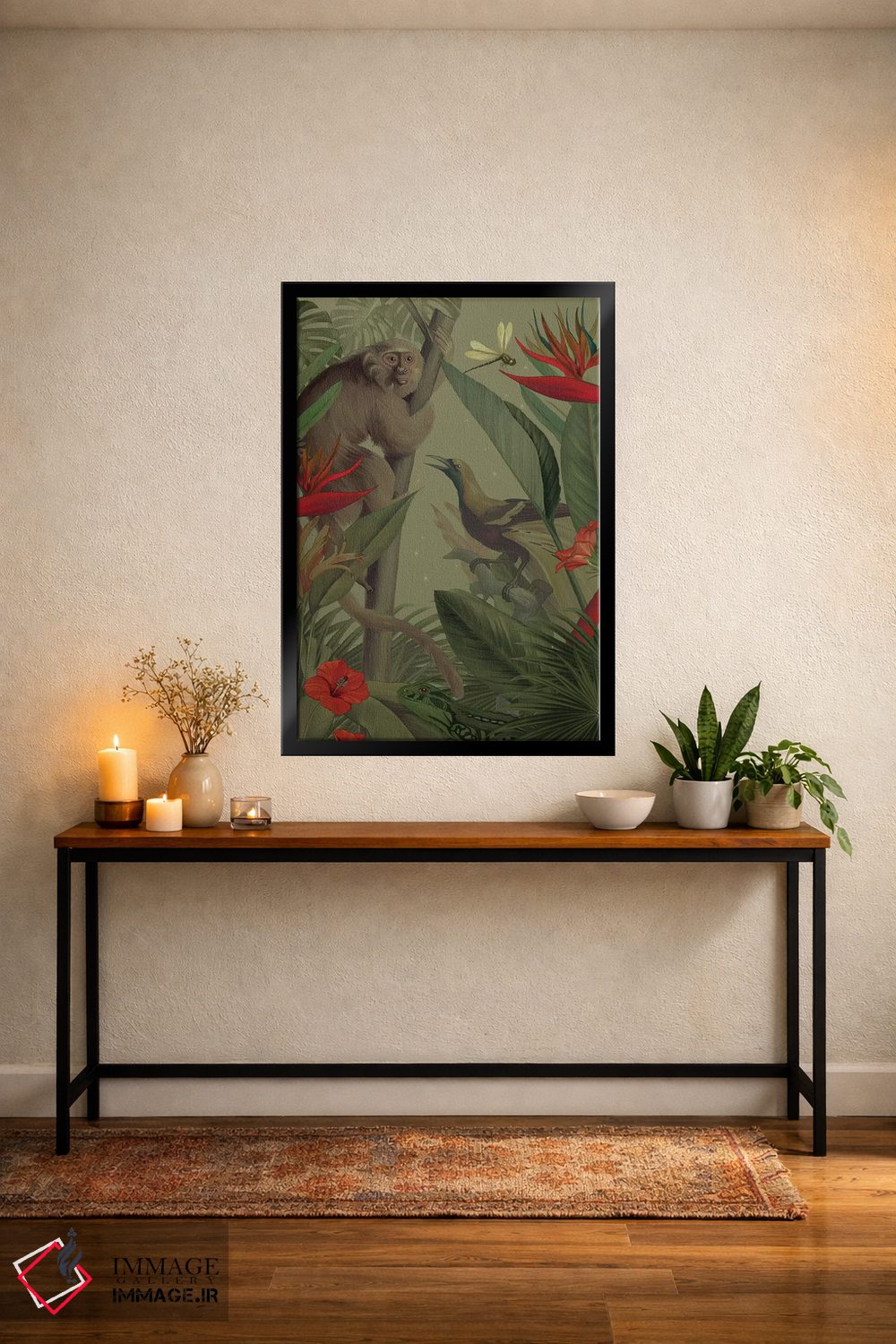 تابلو دکوراتیو به جنگل خوش آمدی اثر نتش - D5B