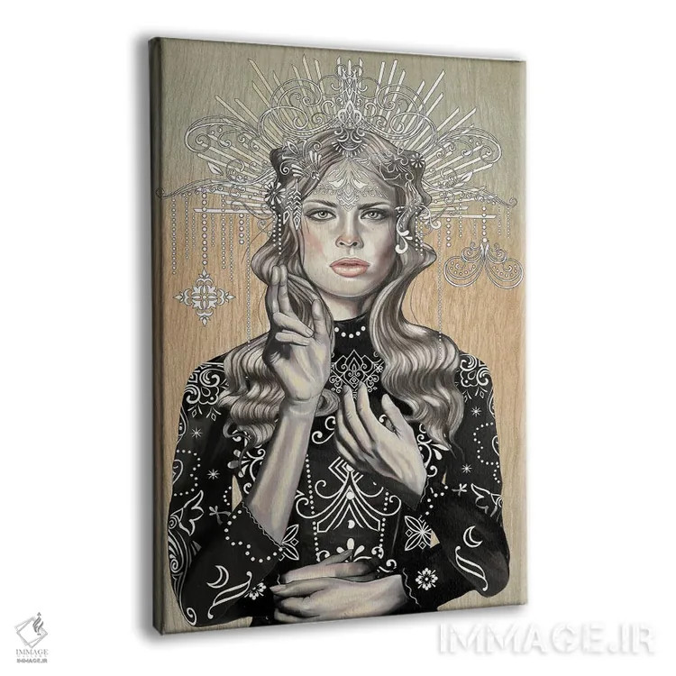 تابلو دکوراتیو نتش اثر نتش - نمای پرسپکتیو محصول