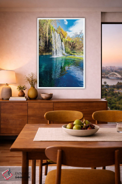 تابلو دکوراتیو Antalya,Turkey III,آبشار دودن، آنتالیا، ترکیه III اثر نجدت دوزن - D6W