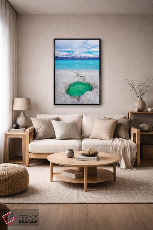 تابلو دکوراتیو Turkey I,دریاچه سالدا، ترکیه I اثر نجدت دوزن - D5B