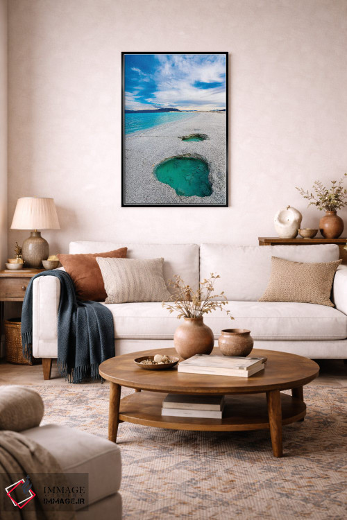 تابلو دکوراتیو Turkey IV,دریاچه سالدا، ترکیه IV اثر نجدت دوزن - D3B