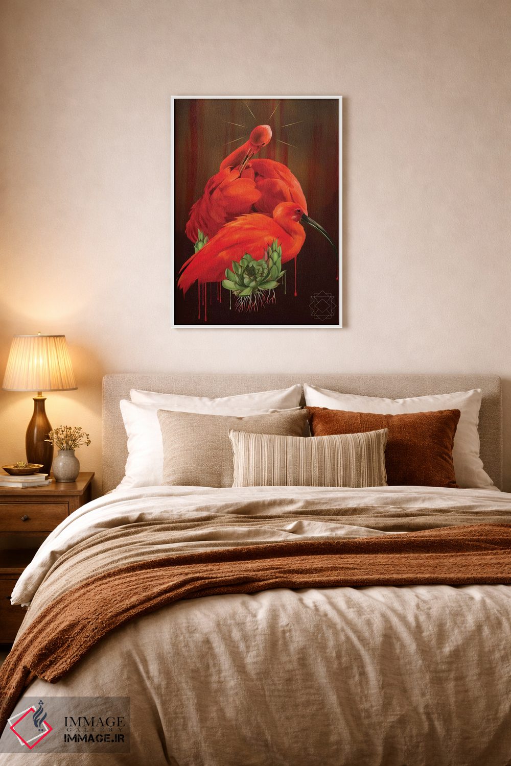 تابلو دکوراتیو ایبیس اثر نتش - D5W