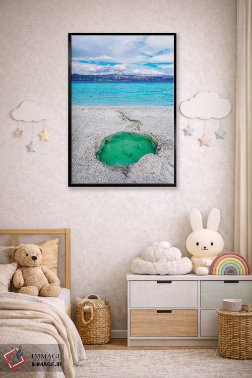 تابلو دکوراتیو Turkey I,دریاچه سالدا، ترکیه I اثر نجدت دوزن - D6B