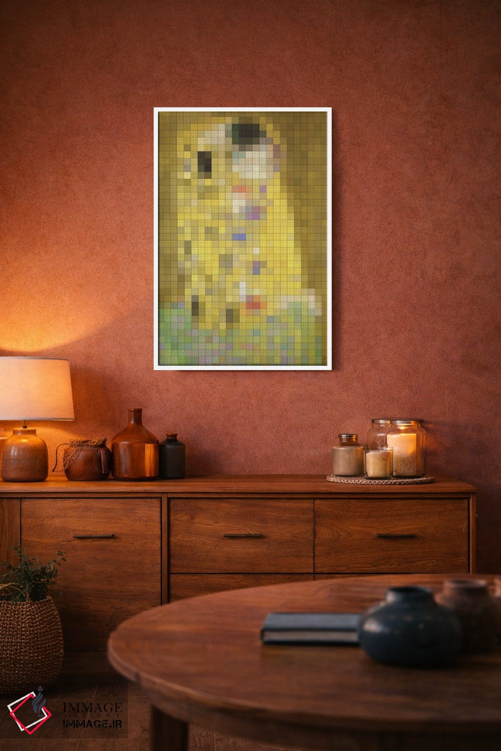 تابلو دکوراتیو بوسه اثر نتش - D4W