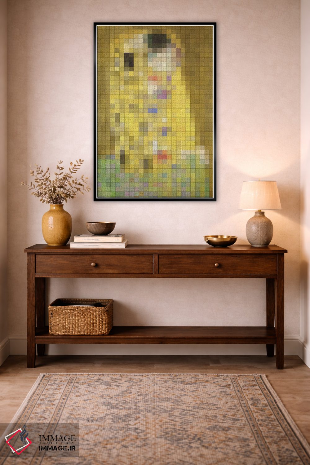 تابلو دکوراتیو بوسه اثر نتش - D5B