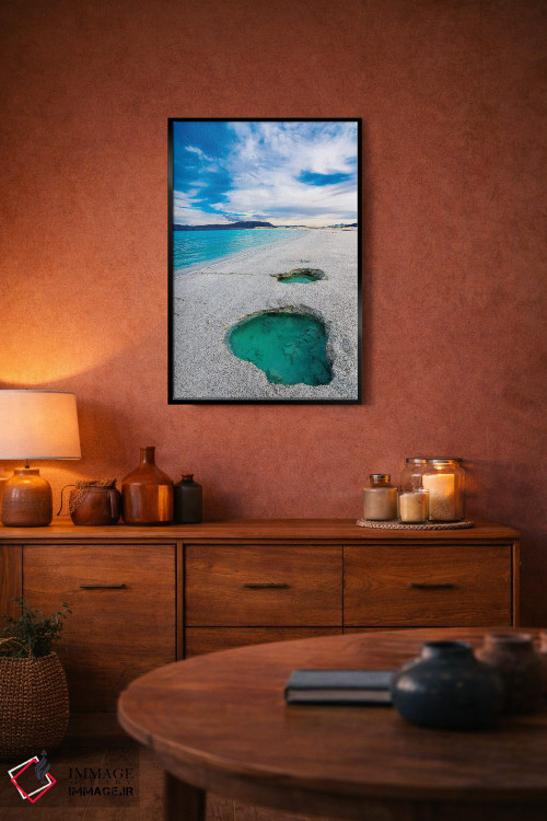 تابلو دکوراتیو Turkey IV,دریاچه سالدا، ترکیه IV اثر نجدت دوزن - D5B