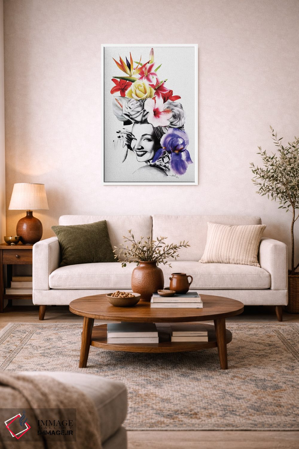 تابلو دکوراتیو چیکا چیکا بوم چیک اثر نتش - D2W