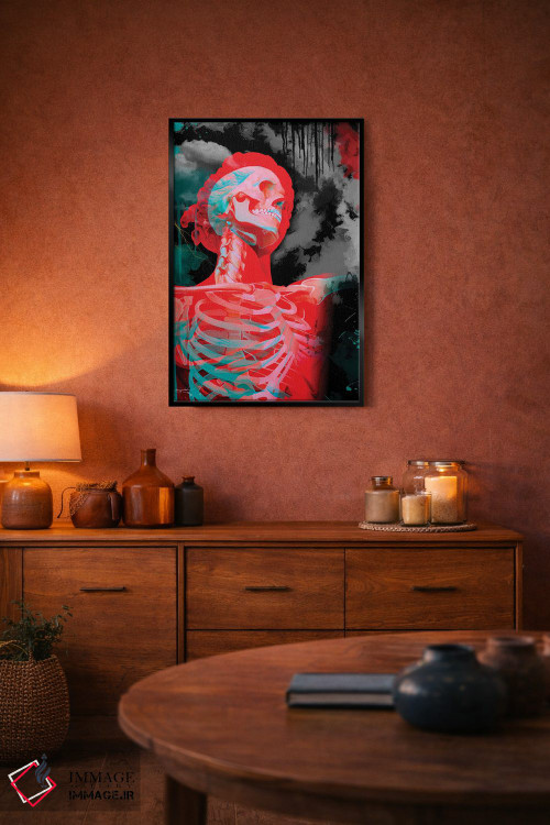 تابلو دکوراتیو Double Exposure,مجسمه، نوردهی مضاعف اثر نتش - D5B