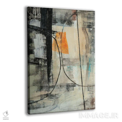 تابلو مینیمال پافشاری II اثر نانسی نگو - نمای پرسپکتیو محصول