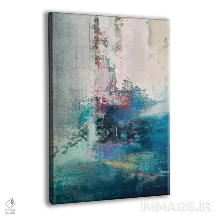تابلو انتزاعی دلتنگی I اثر نانسی نگو - نمای پرسپکتیو محصول