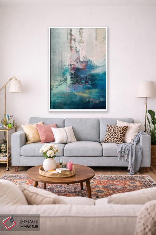 تابلو انتزاعی دلتنگی I اثر نانسی نگو - D1W